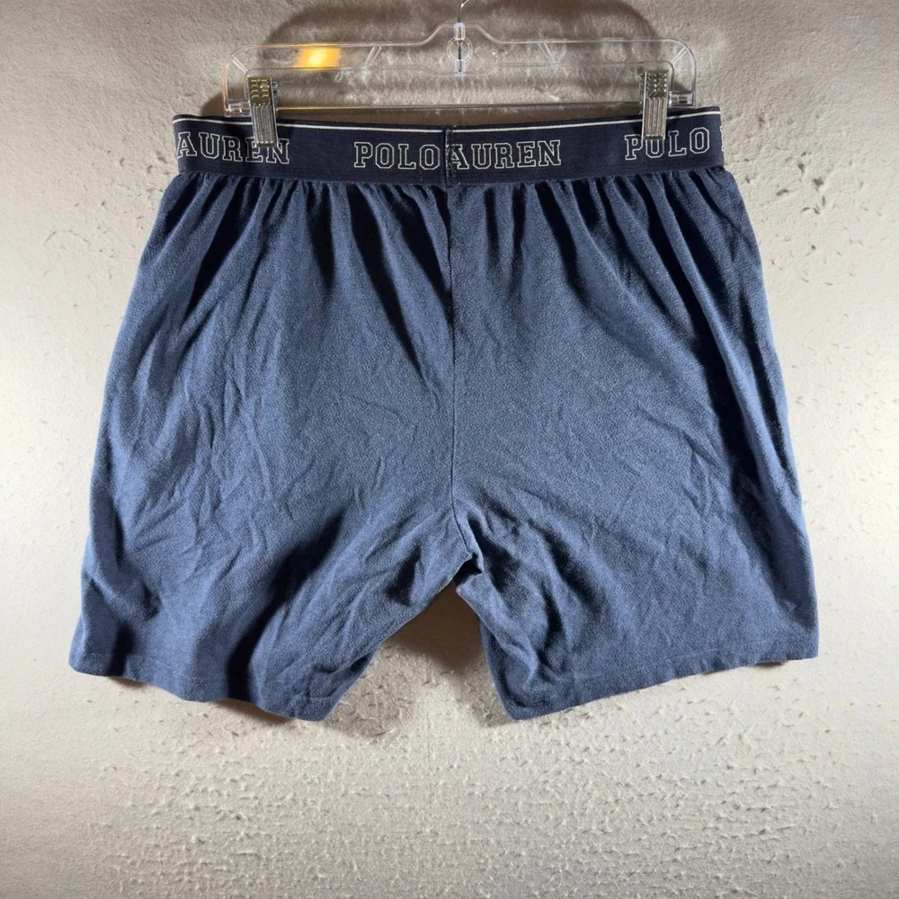 1732 | Polo Ralph Lauren Breathable Mesh Lounge Pajama Shorts Blue Mens L